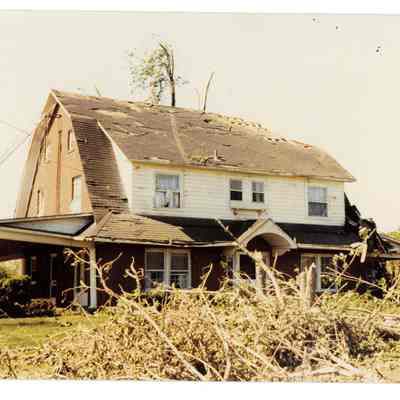 Tornado damage