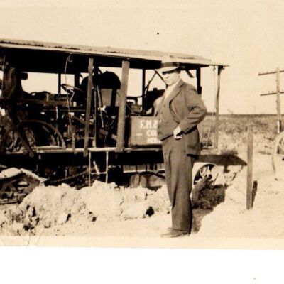 Photo of F. M. and C. B. Jones contractors of Cleveland Cut Flowers