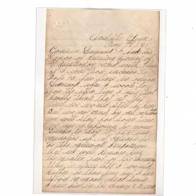 Civil War Letter