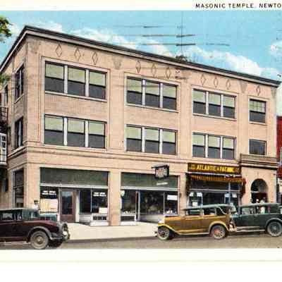 Postcard of Masonic Temple