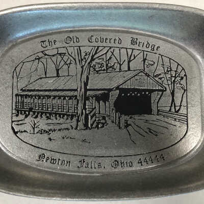 Souvenir Pewter Tray