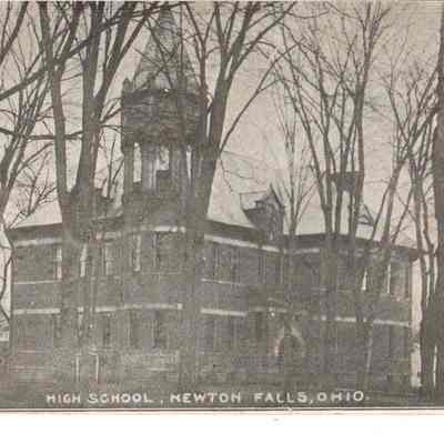 Postcard of Center Street High School