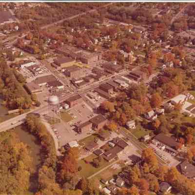 Newton Falls, Ohio aerial view