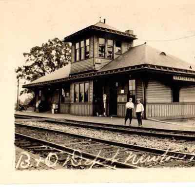 Postcard of B and O Depot