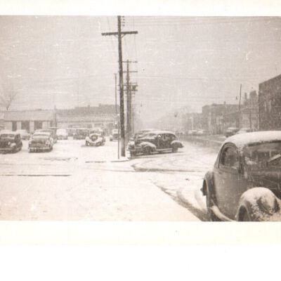 Intersection of Broad and Canal Street in early 1950s.