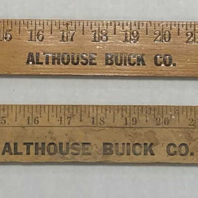 Althouse Buick Co. Yardsticks