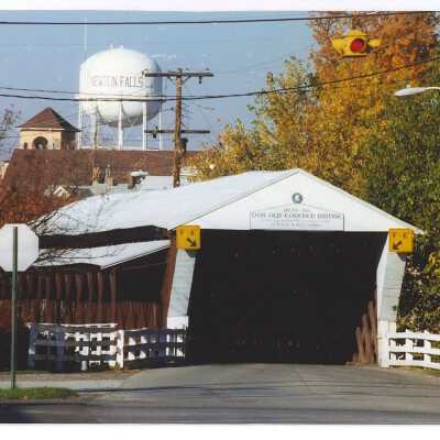 East Branch Covered Bridge Postcard