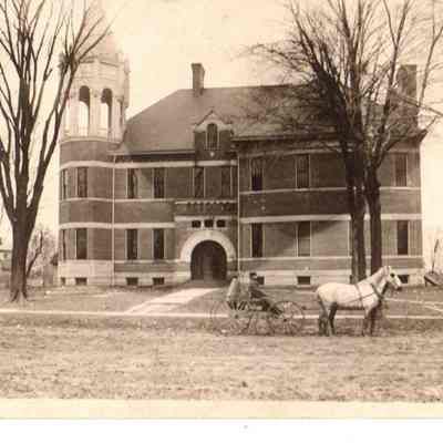 Postcard of Center Street High School