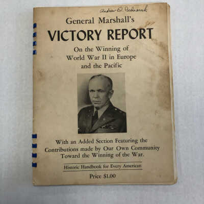 General Marshall's Victory Report