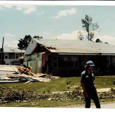 Tornado damage