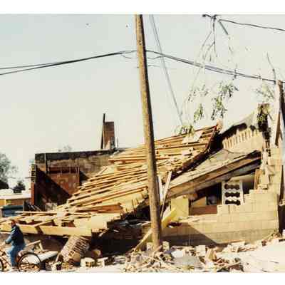 Tornado damage