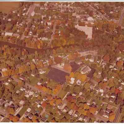 Newton Falls, Ohio aerial view