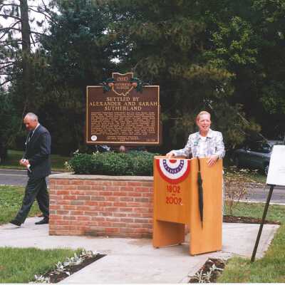 Sutherland Plaque Unveiling
