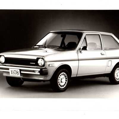 Ad for Ford Fiesta Vermillion Ford Sales in 1977.