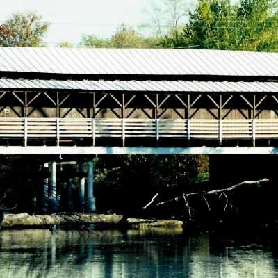 East Branch Covered Bridge Walkway