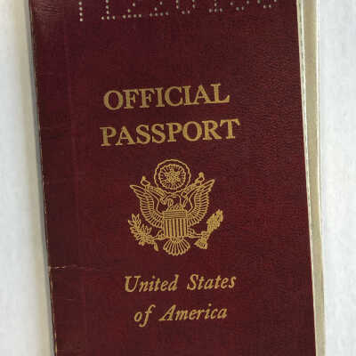 Donald L. Martin Official Passport