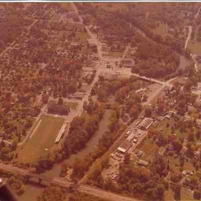 Newton Falls, Ohio aerial view