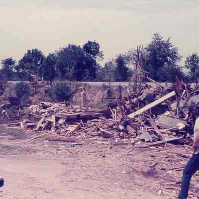 Tornado damage