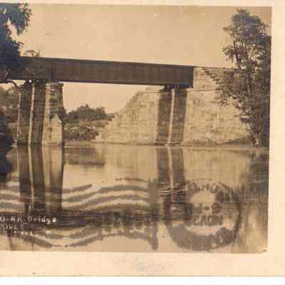 B and O Railroad Bridge by the East Branch of the Mahoning River