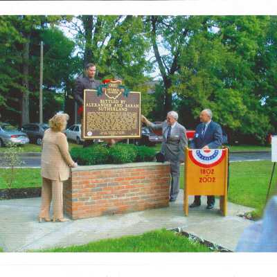 Sutherland Plaque Unveiling