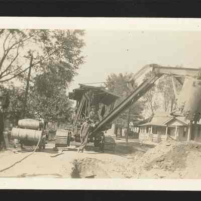 Construction of sewer lines on Windham Road