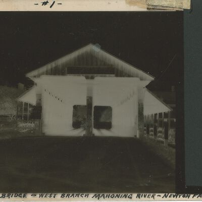 West Branch Covered Bridge Negative
