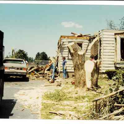 Tornado damage