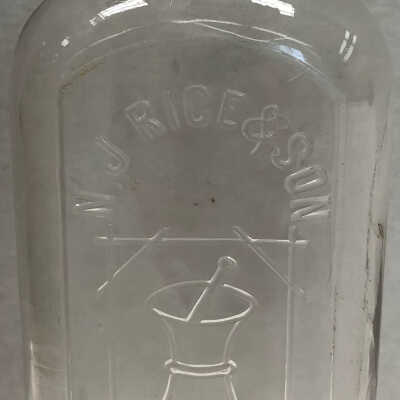 N.J. Rice & Son Pharmacy Bottle