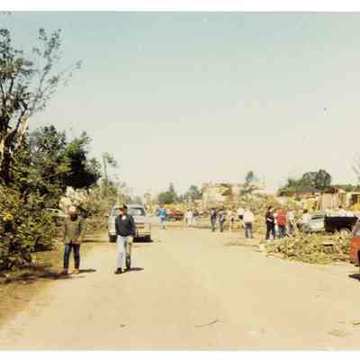 Tornado damage