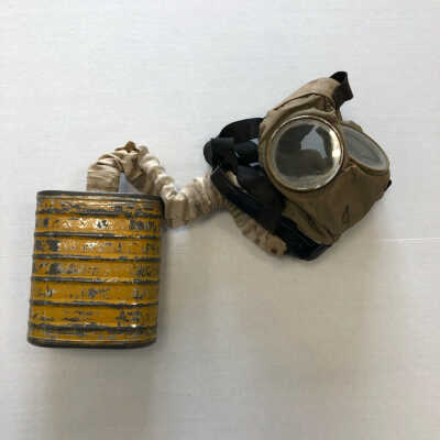 World War I Gas Mask with Case