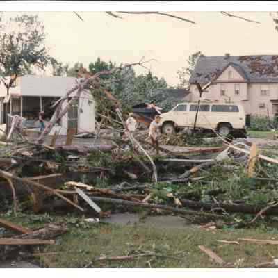 Tornado damage