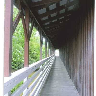 East Branch Covered Bridge Walkway
