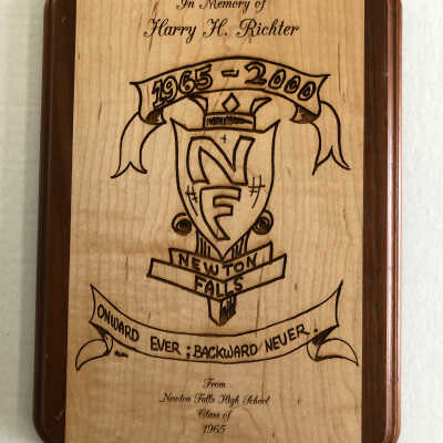 Harry Richter Memorial Plaque