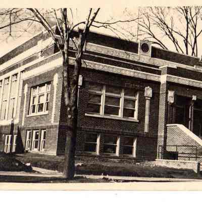 Postcard of Community Building