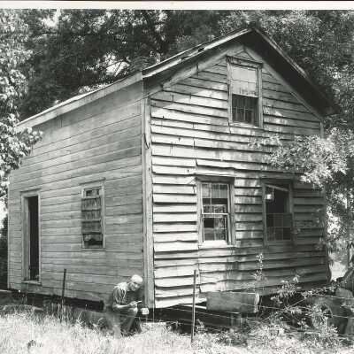 John Apger and cobbler shop