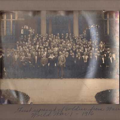 Regiment of Soldiers from World War I