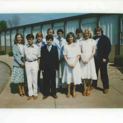 Confirmation for Junior High members of the United Methodist Church