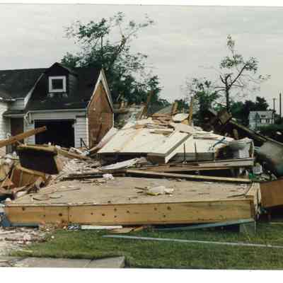 Tornado damage