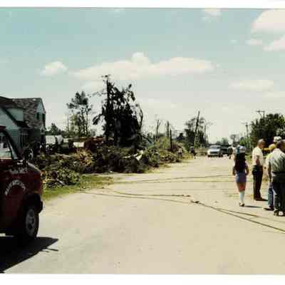 Tornado damage