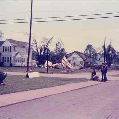 Tornado damage