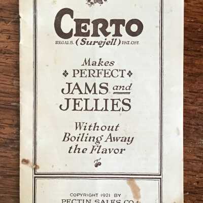 Certo (Surejell) instruction pamphlet