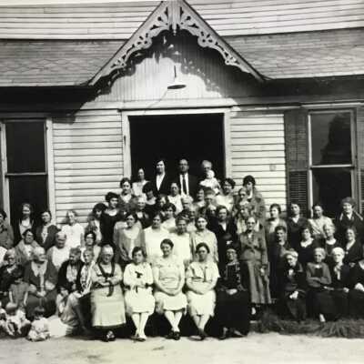 Women of the Fowler Christian Church and Fowler Methodist Church, 1927
