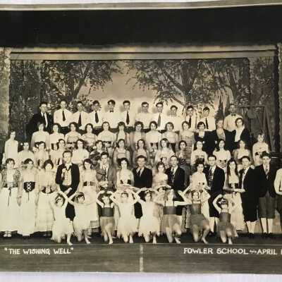 Photograph of Fowler School Operetta, The Wishing Well, 1931