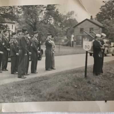 Photograph of the Memorial Day Parade, 1940s