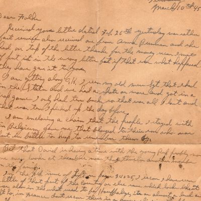 Dahman Letter,1945