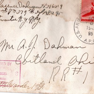 Dahman Letter, 1945