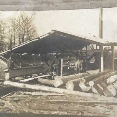 Photograph of a sawmill