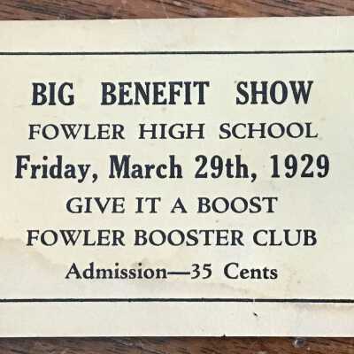 Big Benefit Show Admission Ticket