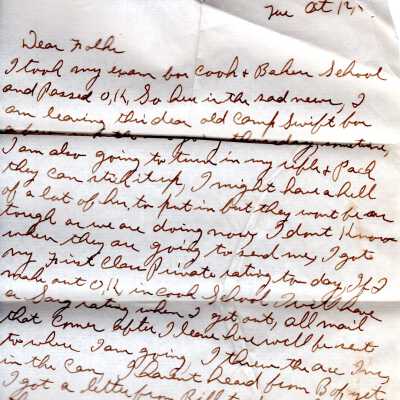 Dahman Letter, 1942