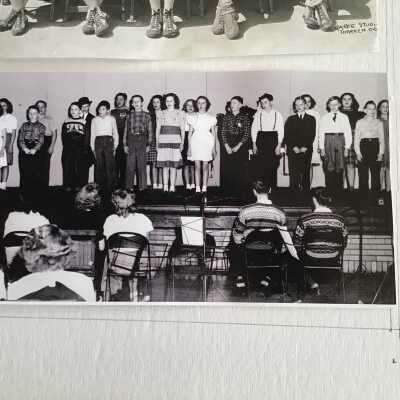 Photograph of Students on Stage